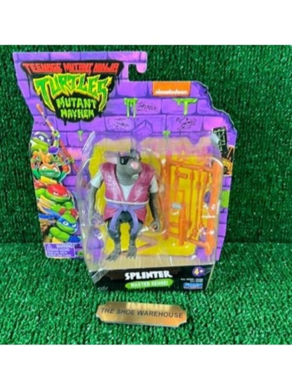 Teenage Mutant Ninja Turtles Mutant Mayhem TMNT Sensei SPLINTER 4" Figure NEW